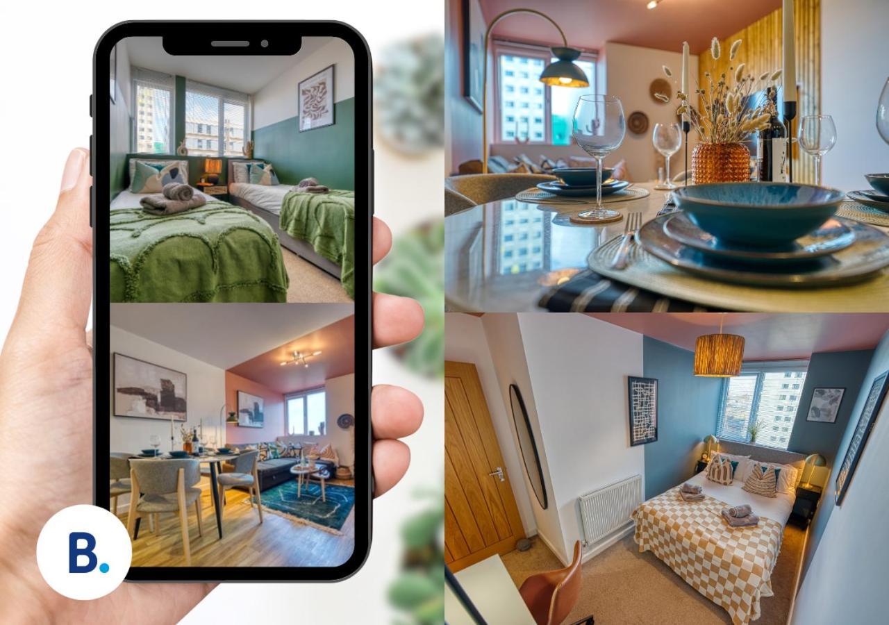 2-Bedroom Stunning, Stylish & Central City Apartment, Spacious, Sleeps 6, With On-Site Parking - Near Gunwharf Quays & Beach - By Blue Puffin Stays Portsmouth Ngoại thất bức ảnh